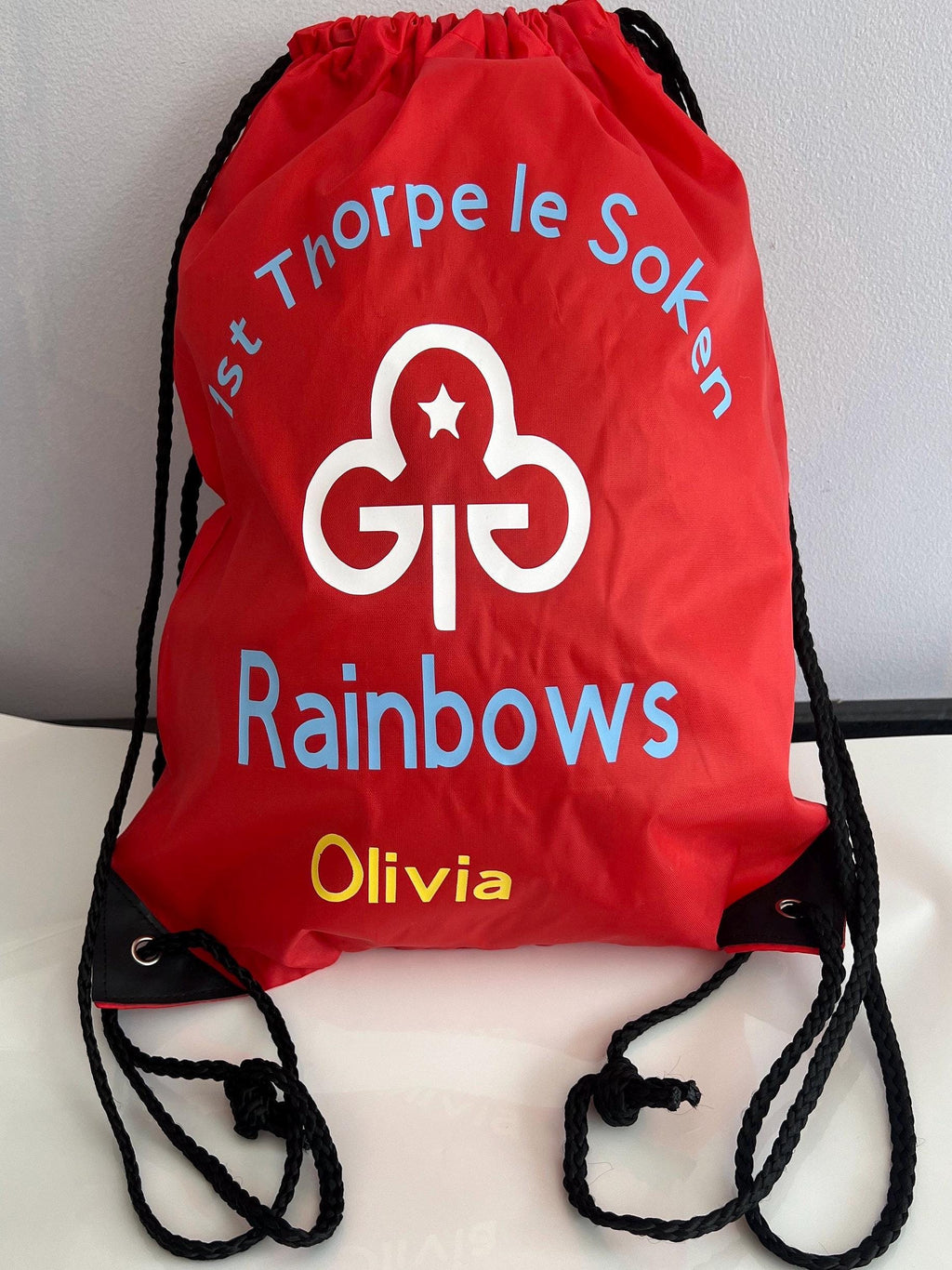 Guides/Brownies/Rainbows/Trefoil   Drawstring bag