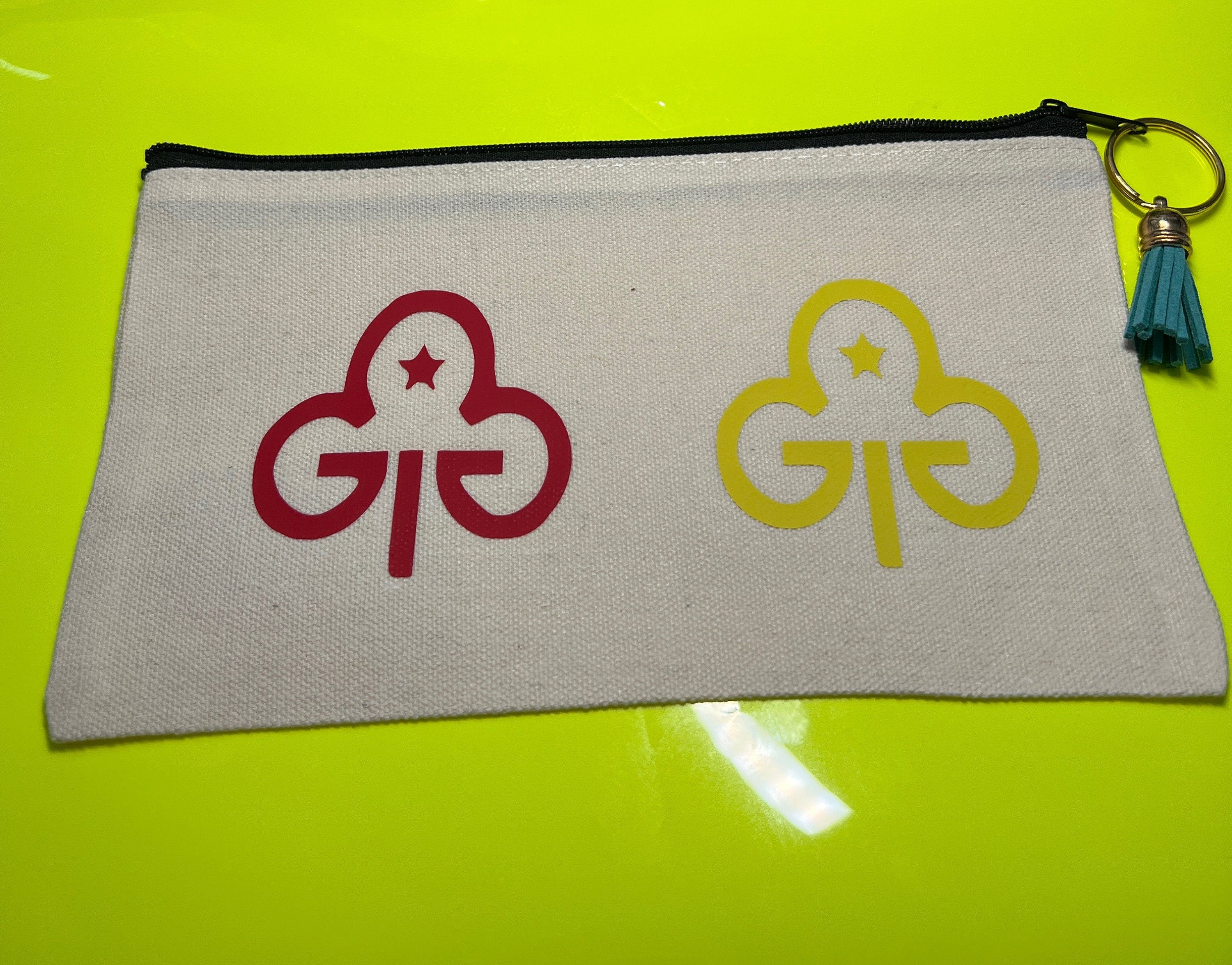 Girl Guiding, Rainbow, Brownie, Guides, Rangers, Trefoil leaders Sew and Swap badge pouches Great Gift.